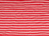 Nickistoff rot-weiß gestreift 50 x 75 cm