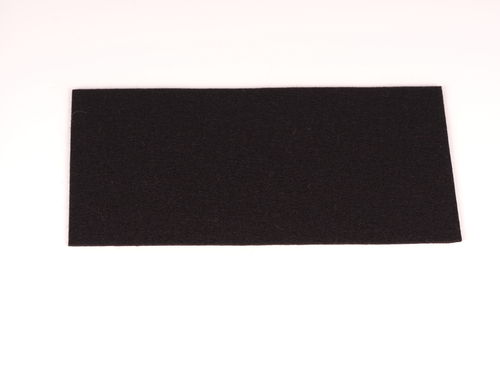 Wollfilz schwarz 250 x 200 x 2 mm