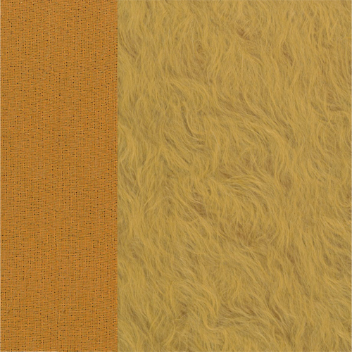 25 x 47 cm altgold gelockt Schulte Curly-Sparse Mohair 