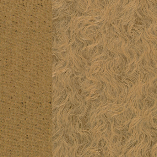 Curly-Sparse-Mohair cognacbraun ±25 mm