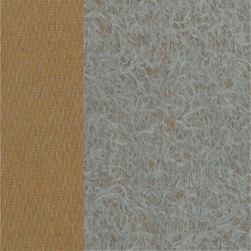 Antik-Art-Mohair Mintgrün, brauner Rücken ±12 mm
