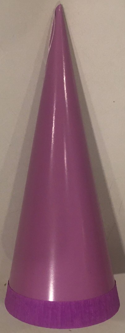 Schultüte violett 12 cm hoch