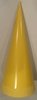 School cone light yellow 12 cm high