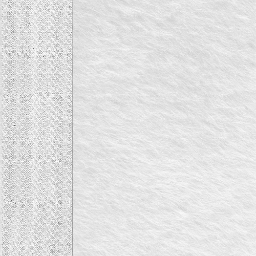 Mohair glatt weiß 18 mm