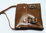 Leather shoulder bag brown