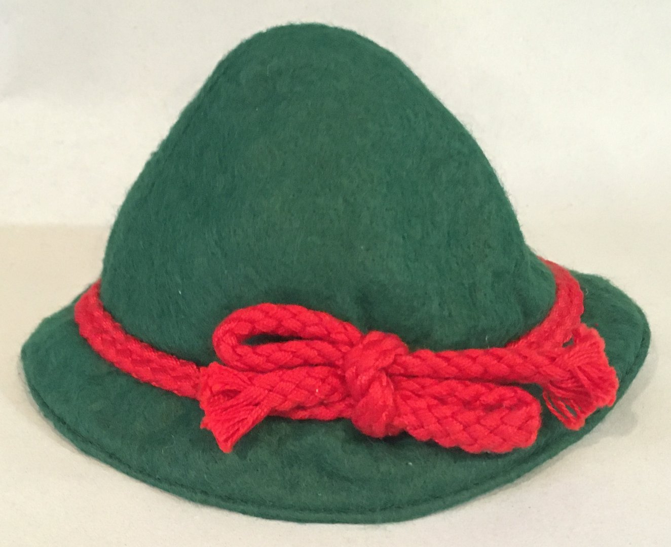 Felt hat green with border 130 mm